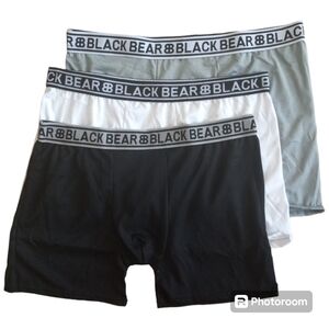 Trunks plus size 3 pack tag-free no ride up leg comfy cotton blend stretchy soft